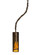 Tall Pines One Light Mini Pendant in Antique Copper (57|188058)