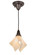 Metro One Light Pendant in Craftsman Brown (57|187956)