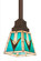 Valencia One Light Mini Pendant in Mahogany Bronze (57|187890)