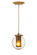 Bola One Light Mini Pendant in Champagne Metallic (57|187823)