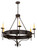 Lorenzo Six Light Chandelier in Chestnut (57|187705)