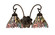 Wisteria Two Light Wall Sconce in Mahogany Bronze (57|18722)