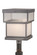 Quadrato One Light Post Mount in Pewter (57|186547) Quadrato One Light Post Mount in Pewter (57|186547)