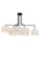 Cilindro Five Light Pendant in Solar Black (57|186387)