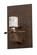 Wall Sconce Hardware One Light Wall Sconce in Rusty Nail (57|185630)