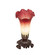 Seafoam/Cranberry Pond Lily One Light Accent Lamp in Mahogany Bronze (57|185087)
