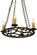Ashley Four Light Chandelier in Classic Rust (57|184774)