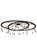 Donner 24 Light Chandelier in Antique Hammered Gold (57|183648)