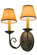 Jenna Two Light Wall Sconce in French Bronze (57|182592)