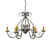 Jenna Six Light Chandelier in French Bronze (57|182580)