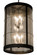Villa Eight Light Pendant in Old Wrought Iron (57|182366)