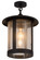 Fulton One Light Semi-Flushmount in Black Metal (57|182360)