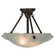 Atelier Two Light Semi-Flushmount in Ext Oil Rubbed Bronze (57|182310)