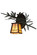 Pine Branch One Light Wall Sconce in Cafe Noir (57|182277)
