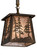 Tall Pines One Light Mini Pendant in Antique Copper (57|182076)