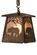 Bear At Dawn One Light Mini Pendant in Antique Copper (57|182073)