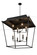 Bastille Eight Light Pendant in Solar Black (57|181918)