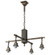 Chandelier Hardware Four Light Chandelier Hardware in Antique Brass (57|181218)