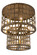 Cilindro 12 Light Flushmount in Old Gold (57|180538)