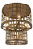 Cilindro 12 Light Flushmount in Craftsman Brown (57|180538)