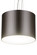 Cilindro LED Pendant in Brushed Stainless Steel (57|179031)