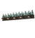 Tall Pines Five Light Vanity Hardware in Timeless Bronze & Green Trees (57|178528)