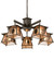 Scotch Pine Five Light Chandelier in Timeless Bronze (57|178527)