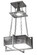 Quadrato One Light Pendant in Steel (57|177380)