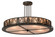 Mountain Pine Four Light Semi-Flushmount in Oil Rubbed Bronze (57|177220)