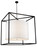 Kitzi Six Light Pendant in Textured Black (57|176627)