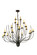Sycamore 22 Light Chandelier in Timeless Bronze (57|176032)
