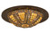 Fleur-De-Lis Six Light Flushmount in Nu Gold (57|175998) Fleur-De-Lis Six Light Flushmount in Nu Gold (57|175998)
