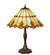 Nouveau Cone Three Light Table Lamp in Mahogany Bronze (57|17582)