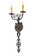 Merano Two Light Wall Sconce in Smoke (57|174849)
