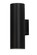 Cilindro Two Light Wall Sconce in Black Textured (57|174618)