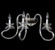 Miro Three Light Wall Sconce in Chrome,Crystal (57|174424)
