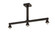 Island Pendant Hardware Three Light Island Pendant Hardware in Craftsman Brown (57|174383)