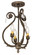 Antonia Three Light Chandelier in Antique Brass Matte (57|174340)