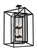 Kitzi Box Eight Light Pendant in Black Metal (57|174264)