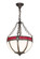 Gothic Four Light Inverted Pendant in Chemical Antique Brass (57|174102)