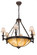 Freya Ten Light Chandelier in Cafe Noir (57|173511)