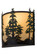 Tall Pines Two Light Wall Sconce in Timeless Bronze/Green Trees (57|173383)