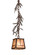 Pine Branch One Light Mini Pendant in Cafe Noir (57|172854)