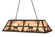 Deer At Lake Six Light Oblong Pendant in Oil Rubbed Bronze (57|172576)