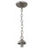 Quadrato One Light Pendant Hardware in Nickel (57|172423)