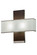 Lineal Intersect Two Light Wall Sconce in Nickel (57|171922)
