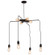 Alva Eight Light Chandelier in Black (57|170890)