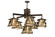 Scotch Pine Six Light Chandelier in Dark Burnished Antique Copper (57|170863)