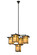 Hyde Park Five Light Chandelier in Craftsman Brown (57|169150)