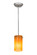 Cilindro One Light Mini Pendant in Brushed Nickel (57|167977)